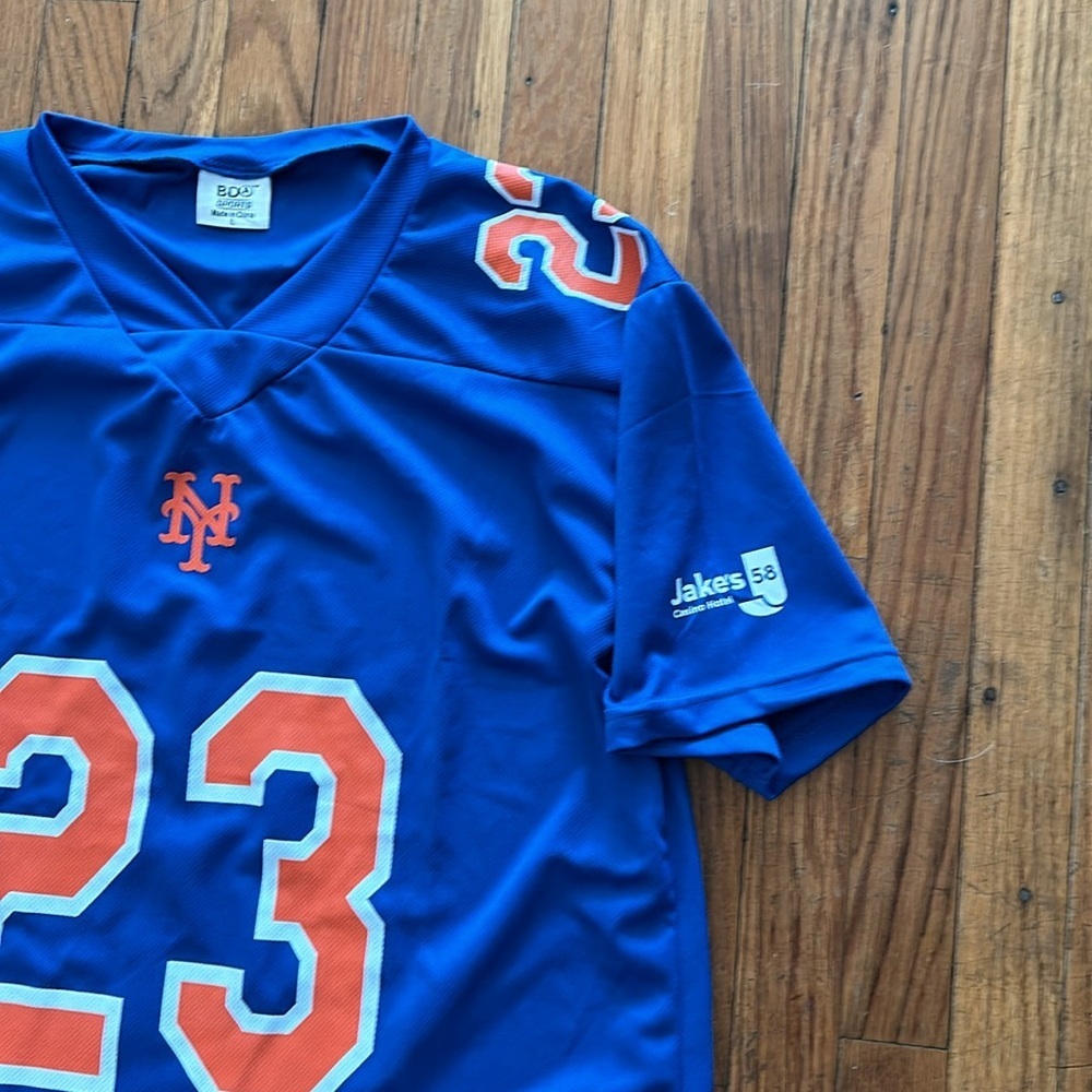 Sz L Mets Baez Football Jersey - Picture 2 of 3